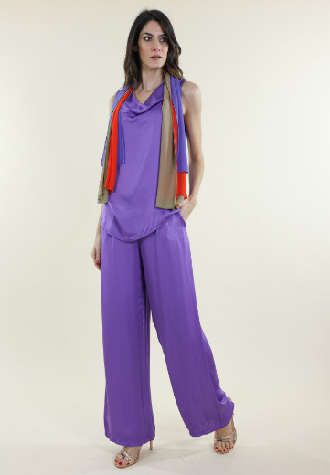 Immagine di PANTALONE LARGO CON TASCHE E ELASTICO