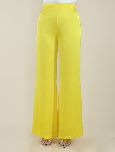 Immagine di PANTALONE CON ELASTICO MISTO SETA