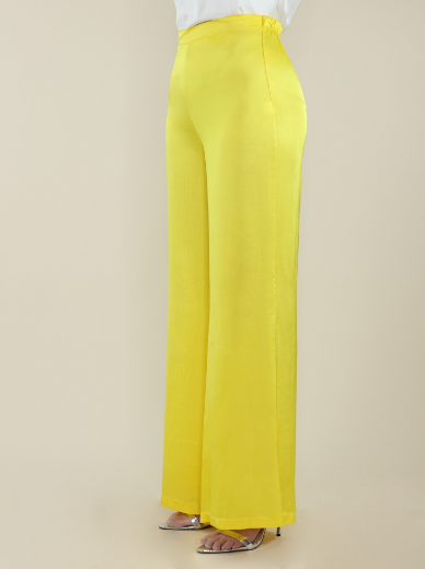 Immagine di PANTALONE CON ELASTICO MISTO SETA