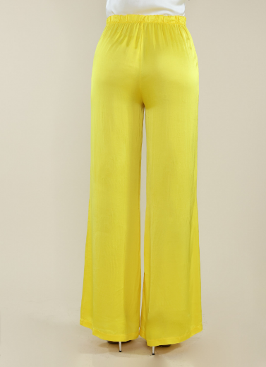Immagine di PANTALONE CON ELASTICO MISTO SETA