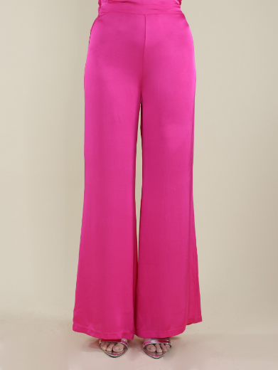Immagine di PANTALONE CON ELASTICO MISTO SETA