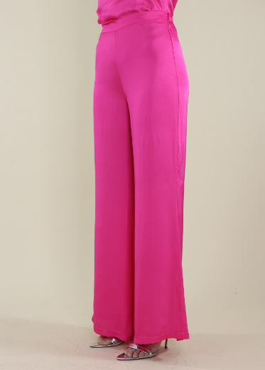 Immagine di PANTALONE CON ELASTICO MISTO SETA