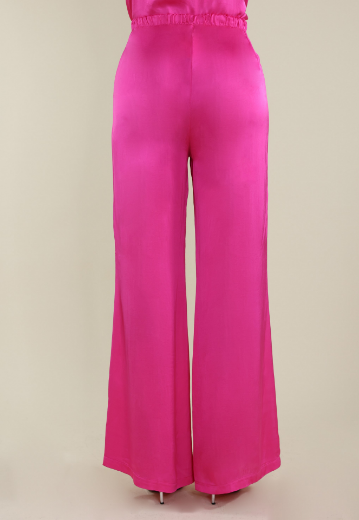 Immagine di PANTALONE CON ELASTICO MISTO SETA