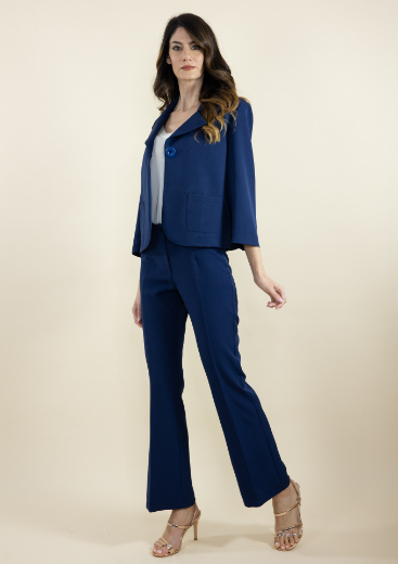 Immagine di PANTALONE A ZAMPETTA CON ZIP DAVANTI