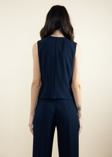 Immagine di GILET CON BOTTONI IN CADY SFODERATO