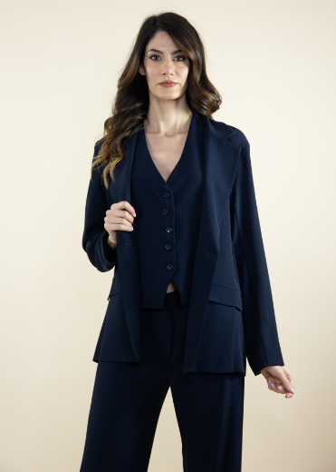 Immagine di GILET CON BOTTONI IN CADY SFODERATO