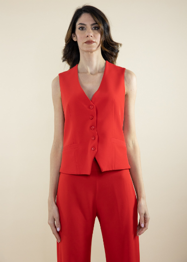 Immagine di GILET CON BOTTONI IN CADY SFODERATO