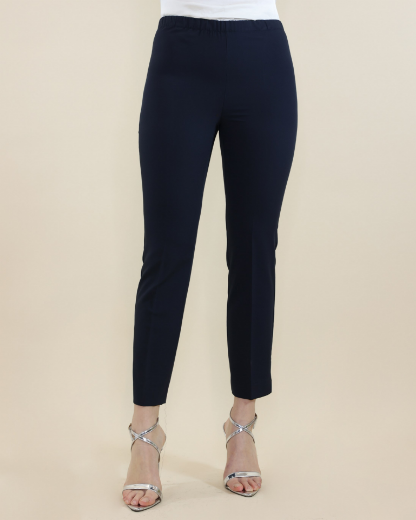Immagine di Pantalone slim con elastico blu