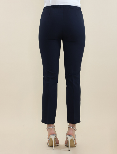 Immagine di Pantalone slim con elastico blu