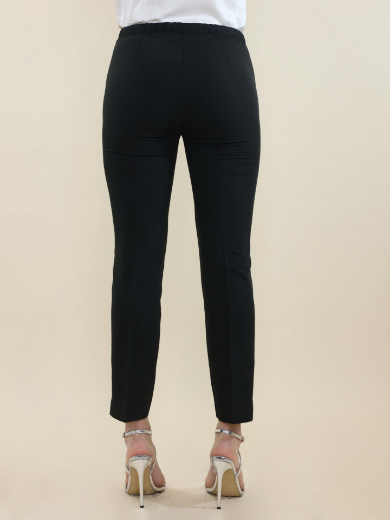 Immagine di Pantalone slim con elastico nero