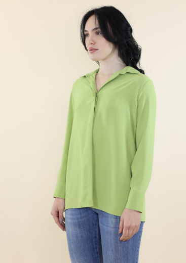 Immagine di CAMICIA CON COLLETTO E BOTTONI COPERTI