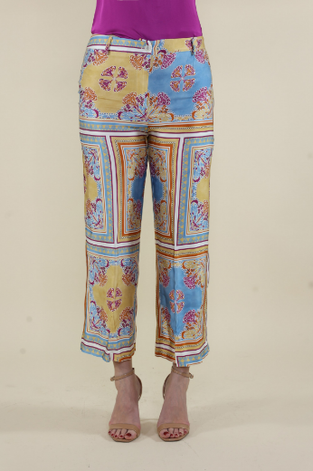 Immagine di Pantalone corto fantasia liberty patchwork