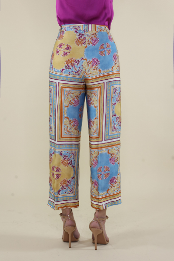 Immagine di Pantalone corto fantasia liberty patchwork