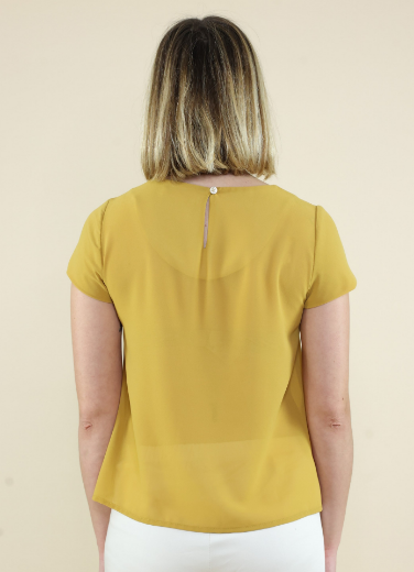 Immagine di Casacca slim in georgette sole