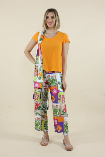 Immagine di Casacca slim in georgette arancio