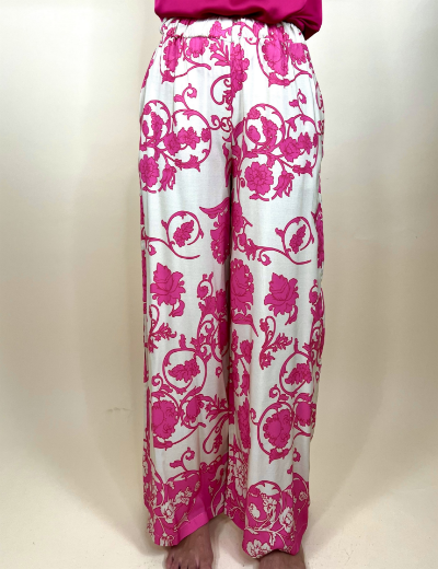 Immagine di Pantalone largo fantasia barocco