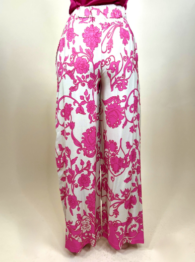 Immagine di Pantalone largo fantasia barocco