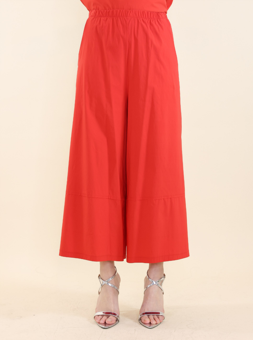 Immagine di Pantalone dropped con taglio rosso