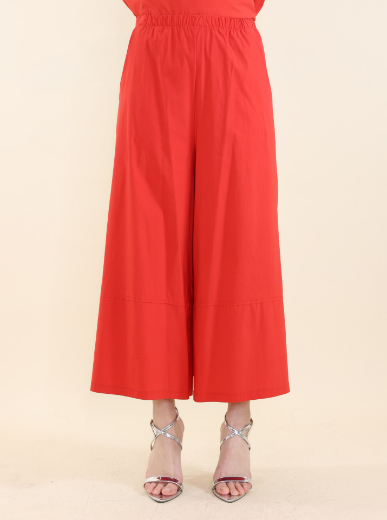 Immagine di Pantalone dropped con taglio rosso