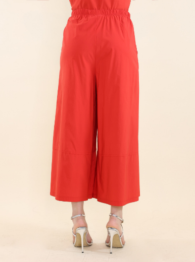 Immagine di Pantalone dropped con taglio rosso