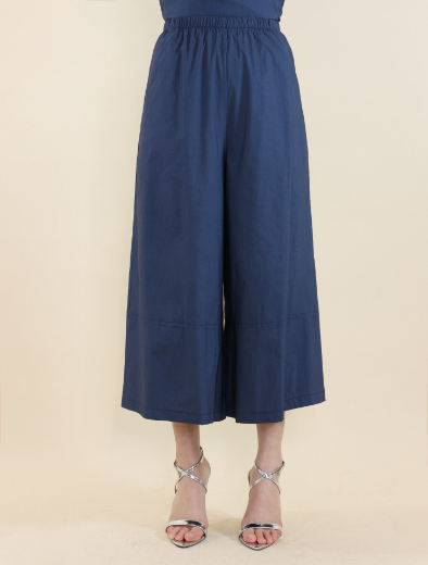 Immagine di Pantalone dropped con taglio jeans