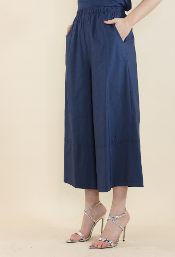 Immagine di Pantalone dropped con taglio jeans