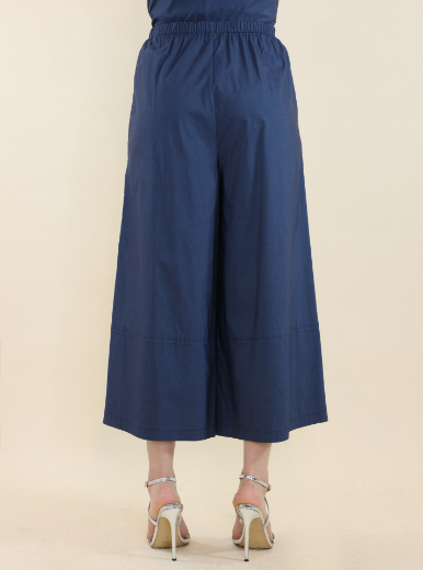Immagine di Pantalone dropped con taglio jeans