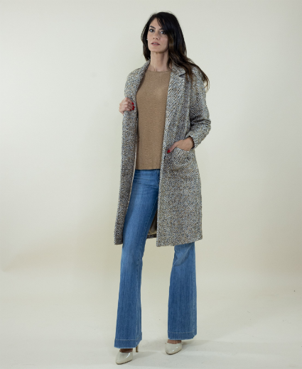 Immagine di MAGLIA SLIM CON TASCHE TRAMATA