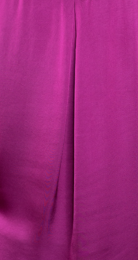 Immagine di Casacca over piu' lunga in raso colore  rubino