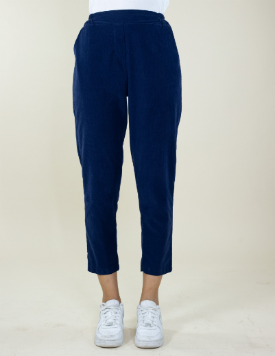 Immagine di PANTALONE VELLUTO COSTINE CON TASCHE