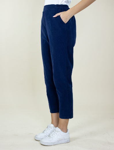 Immagine di PANTALONE VELLUTO COSTINE CON TASCHE