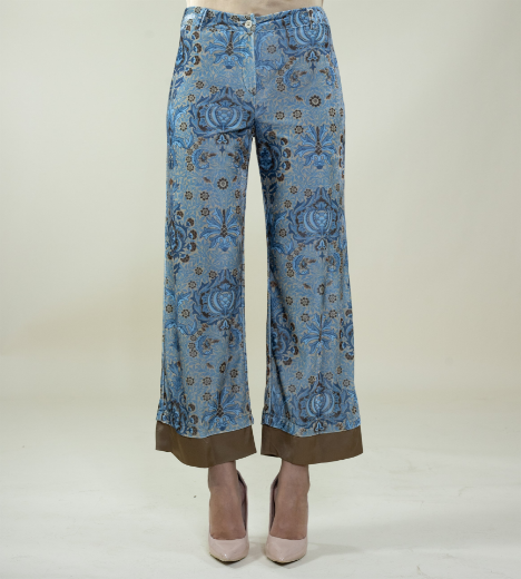 Immagine di Pantalone velluto fantasia barocco morris