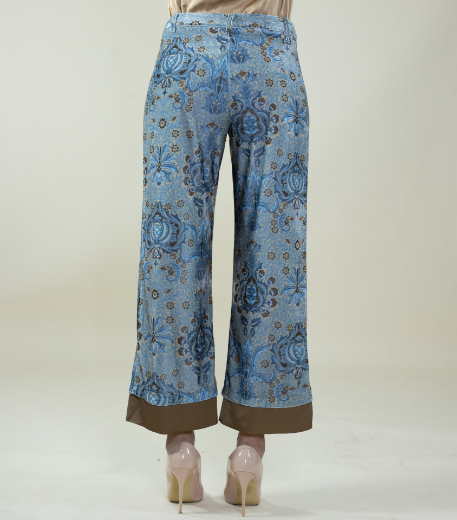 Immagine di Pantalone velluto fantasia barocco morris