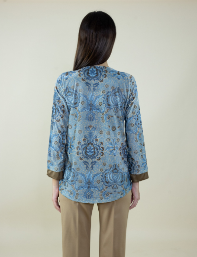 Immagine di Blusa velluto fantasia barocco morris