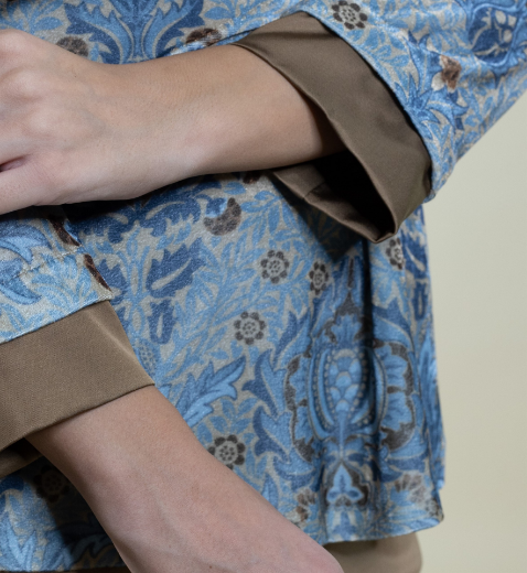 Immagine di Blusa velluto fantasia barocco morris