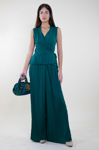 Immagine di PANTALONE IN JERSEY PLISSETTATO