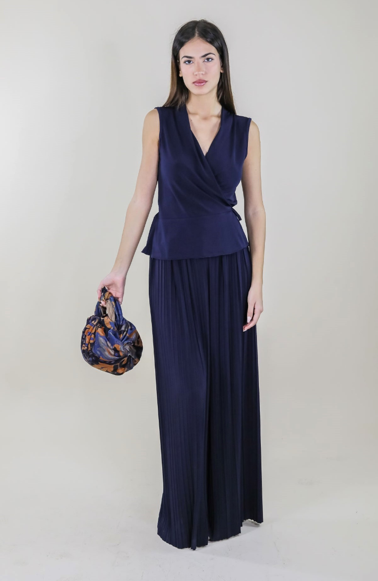 Immagine di PANTALONE IN JERSEY PLISSETTATO