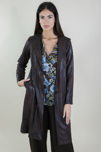 Immagine di BLUSA FANTASIA FIORI FARFALLE E RIGHE