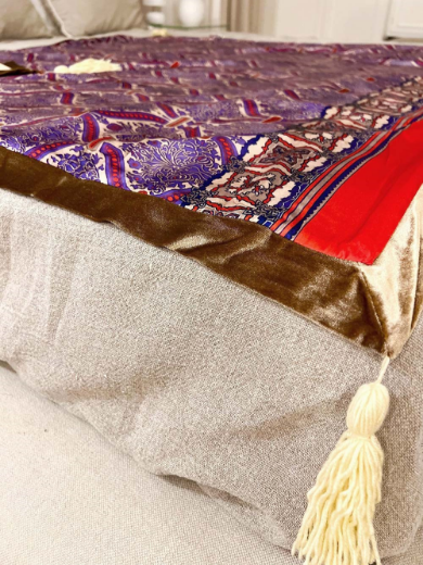 Immagine di COPERTA FANTASIA BAROCCO E VELLUTO