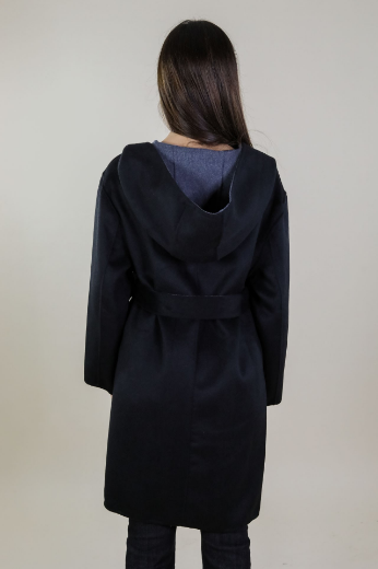 Immagine di CAPPOTTO BICOLORE CON CAPPUCCIO
