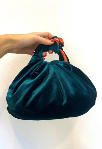 Immagine di BORSA "TRUSCIA" VELLUTO E TAFTA'