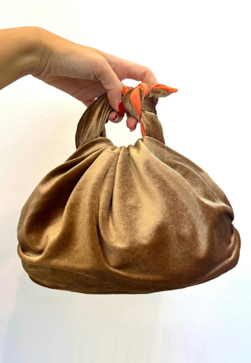 Immagine di BORSA "TRUSCIA" VELLUTO E TAFTA'