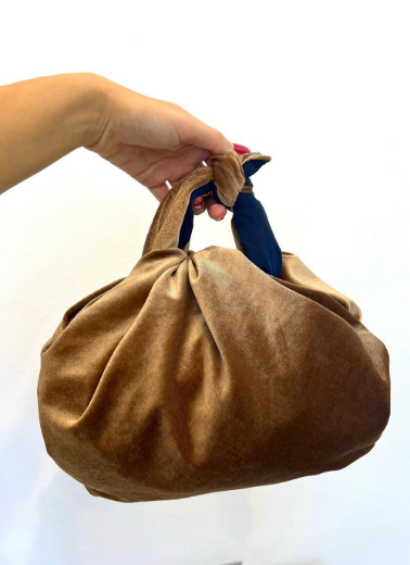 Immagine di BORSA "TRUSCIA" VELLUTO E TAFTA'       .