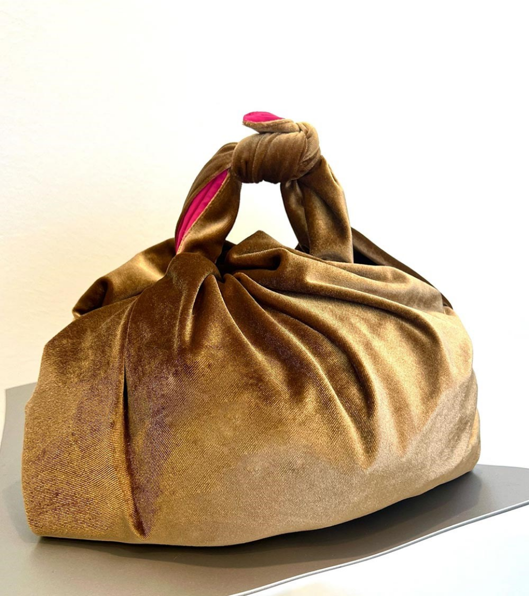Immagine di BORSA "TRUSCIA" VELLUTO E TAFTA'
