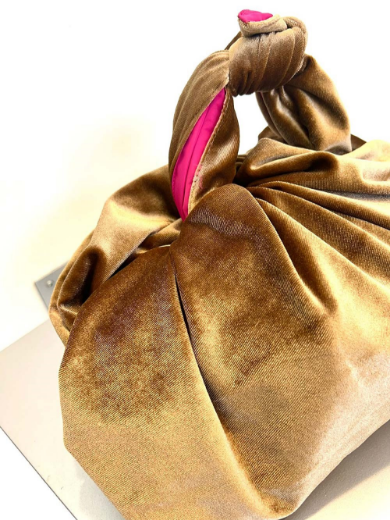 Immagine di BORSA "TRUSCIA" VELLUTO E TAFTA'