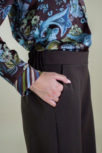 Immagine di PANTALONE LARGO CON ELASTICO E TASCHE