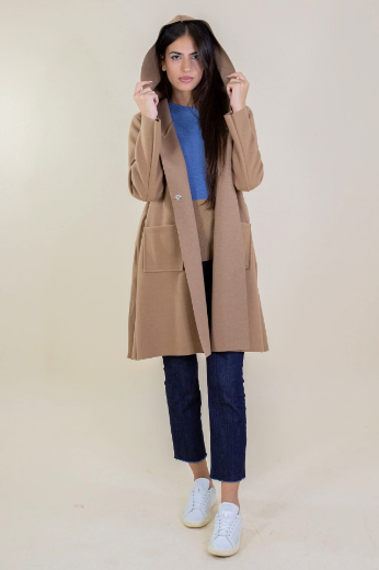 Immagine di CAPPOTTO CAPPUCCIO SFODERATO CON TASCHE