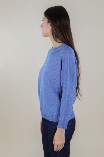 Immagine di MAGLIA GIROCOLLO A SCATOLA  MOTIVO COLLO
