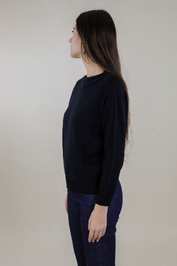 Immagine di MAGLIA GIROCOLLO A SCATOLA  MOTIVO COLLO