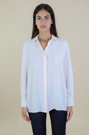 Immagine di CAMICIA CON COLLETTO E BOTTONI NASCOSTI